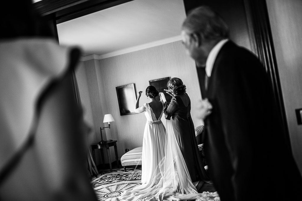 Fotos en blanco y negro en sesiones de boda