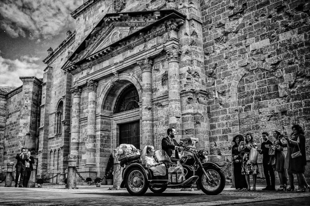 Fotógrafo de bodas en Salamanca y Ávila. Fotos en blanco y negro